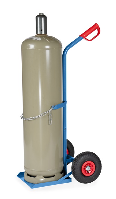 Fetra Stahlflaschenkarre für 1 Propangasflasche 11 kg Ø 300 mm oder 33 kg Ø 318 mm