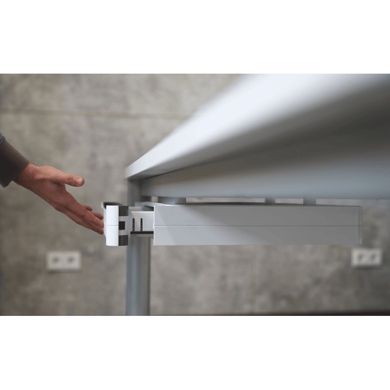 Unterbauschublade Smart Office für Schreibtische, abschliessbar, weiss, 430 x 410 x 70 mm
