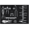 KRAFTWERK BT700 Werkstattwagen, 8 Schubladen, BASIC, inkl. Werkzeug, 351-teilig, BxTxH 719 x 474 x 1000 mm