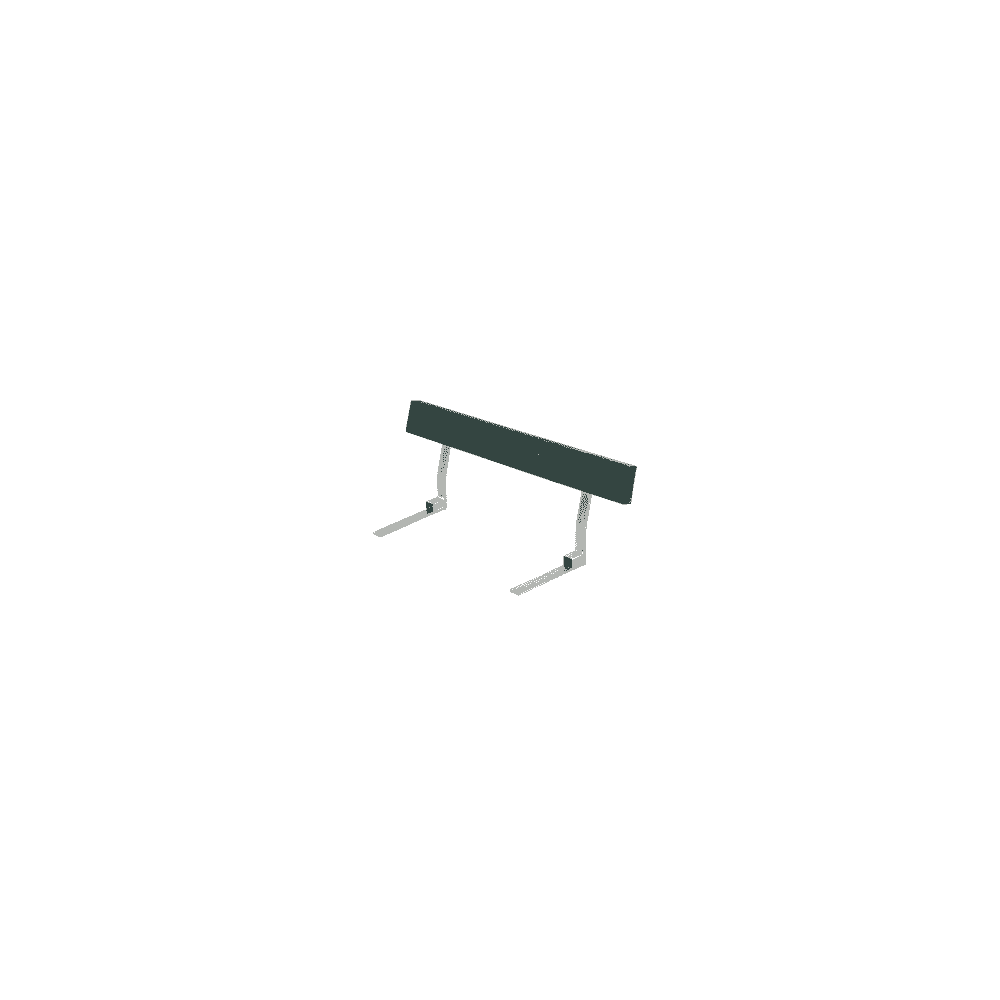 Rückenlehne til für Kombi-Gartenmöbel, ReTex, grün, 1180 x 52 x 337 mm