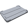 CEMO Deckel aus HDPE - Zubehör für Logistikboxen und Altbatterie-Boxen, grau