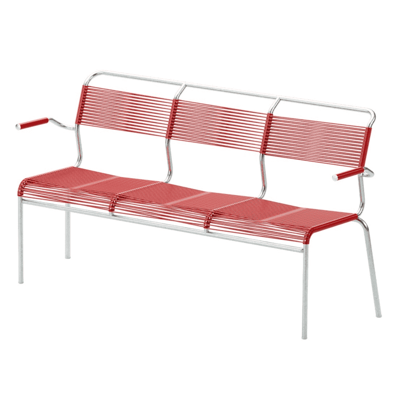 Schaffner Canapé 3 places Säntis avec accoudoirs, L x P x H 1660 x 580 x 860 mm, disponible en plusieurs versions