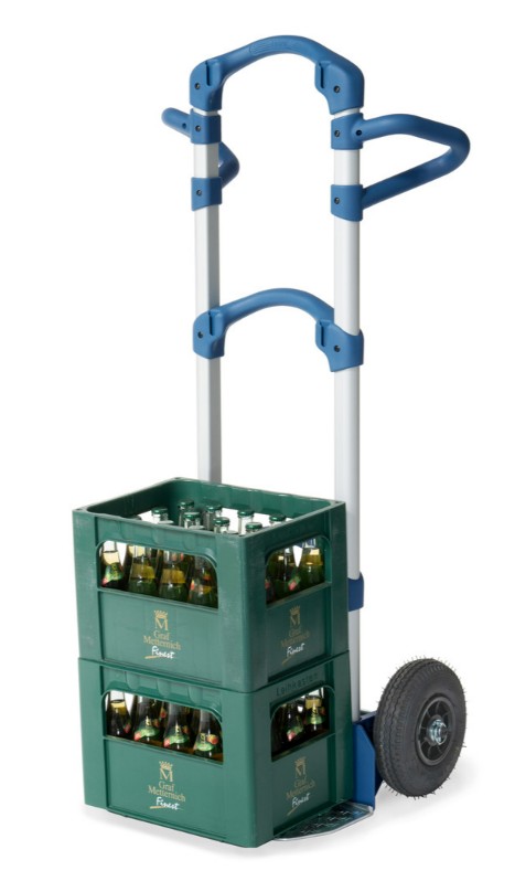 Fetra Alu-Kompaktkarre Wuppi mit Klappschaufel, Tragkraft 200 kg
