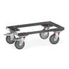 Fetra ESD-Eurokasten-Roller mit offenem Rahmen, 611 x 414 x 209 mm