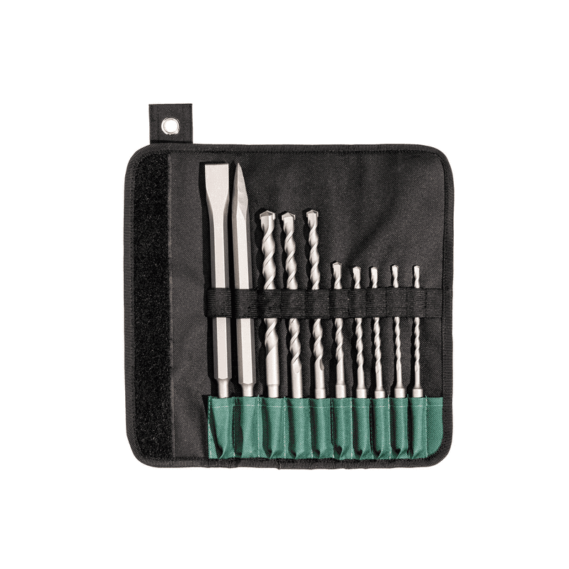 Metabo SDS-plus "SP" Bohrer- / Meissel-Set in Rolltasche, 10-teilig