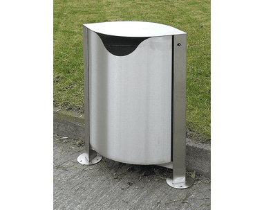 Poubelle moderne en acier inoxydable