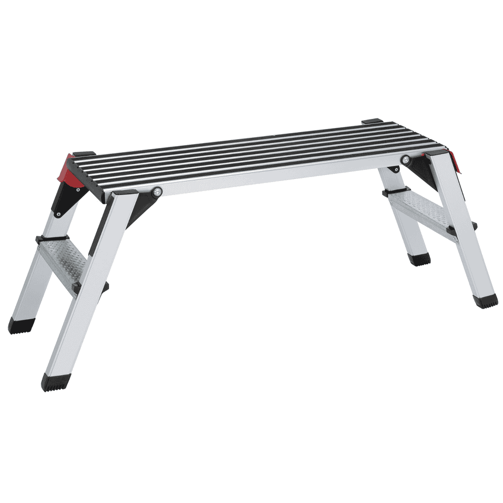 KRAFTWERK Alu-Arbeitsplattform PRO LINE, Traglast 200 kg, LxBxH 965 x 300 x 480 mm