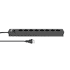 Steffen Steckdosenleiste ALU MODULAR PDU, 8 x T13, 10 A, IP20, 3 m Kabel, mit Überstromschutz, diverse Farben