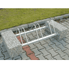 Seitenwand für Fahrradständer aus Beton, 250 x 600 x 250 mm