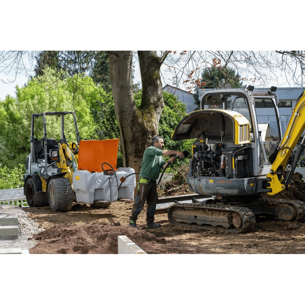 CEMO Dieseltankanlage DT-Mobil Easy „APready“ mit STIHL AP-Akkusystem, 440 Liter, Fördermenge 30 l/min, ohne Akku und Ladegerät
