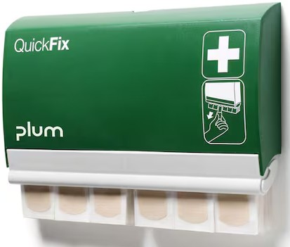 Distributeur de pansements QuickFix, élastiques/imperméables, distributeur contenant 45 pièces