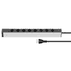 Steffen Steckdosenleiste ALU MODULAR PDU, 8 x T23, 16 A, IP20, 3 m Kabel, diverse Farben