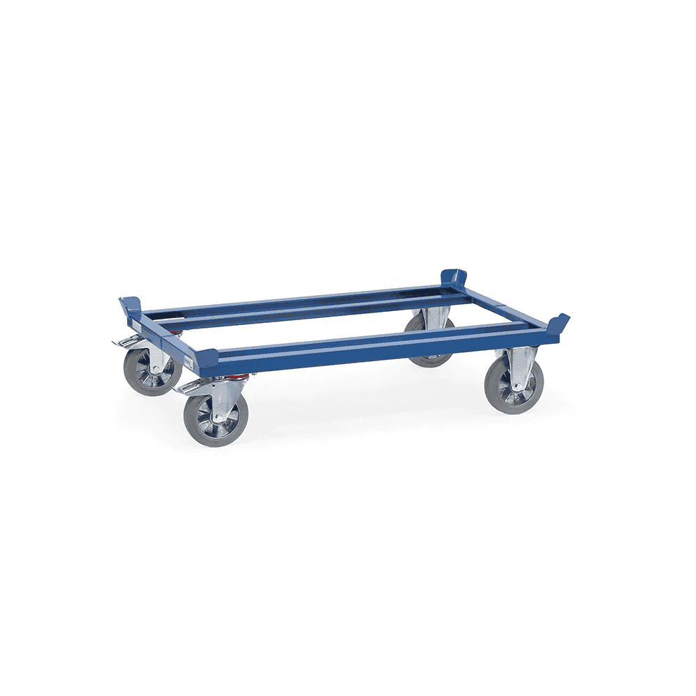 Paletten-Fahrgestell mit Elastic-Vollgummi-Bereifung