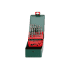 Metabo HSS-Metallbohrer-Kassette "SP", HSS-G, 25-teilig