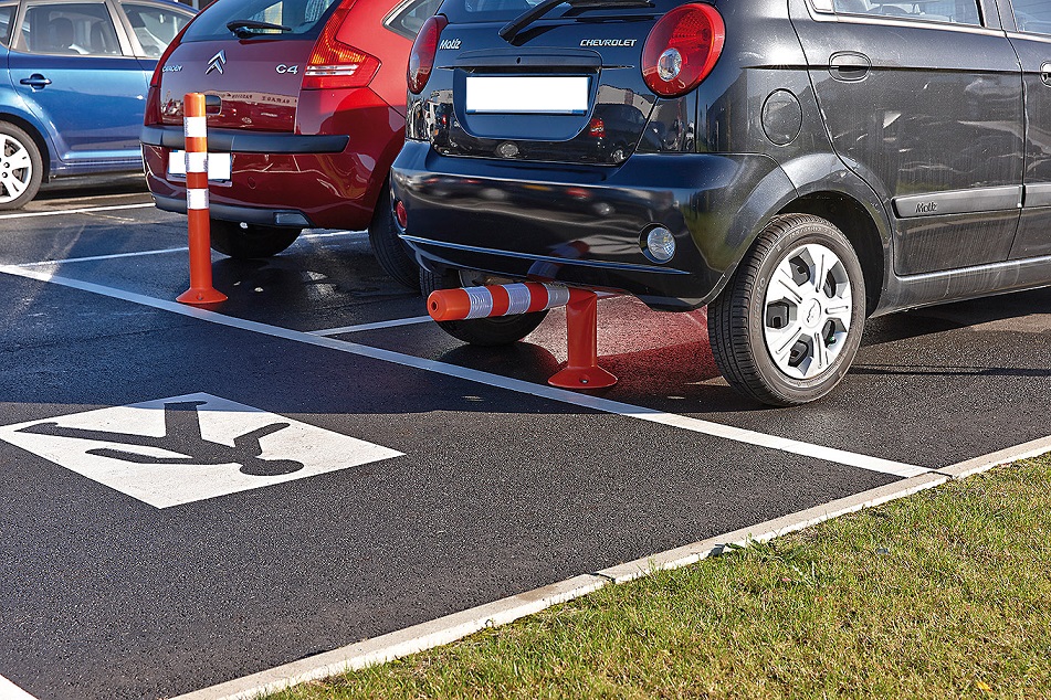 Potelet flexible - auto-redressement