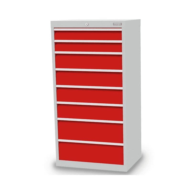 Bedrunka+Hirth Armoire à tiroirs, profondeur 500 mm, R 24-16, nombre de tiroirs 8