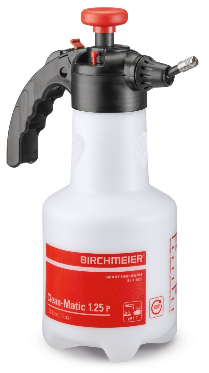Birchmeier Druckspeicher-Sprühgerät Clean-Matic 1.25 P / 360°, in zwei Ausführungen