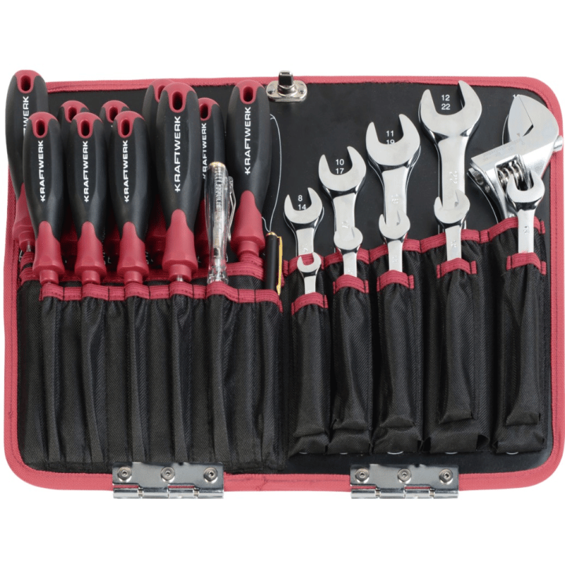 KRAFTWERK PRO LINE ABS-Werkzeugkoffer, 176-teilig, mit Profi-Werkzeugsortiment