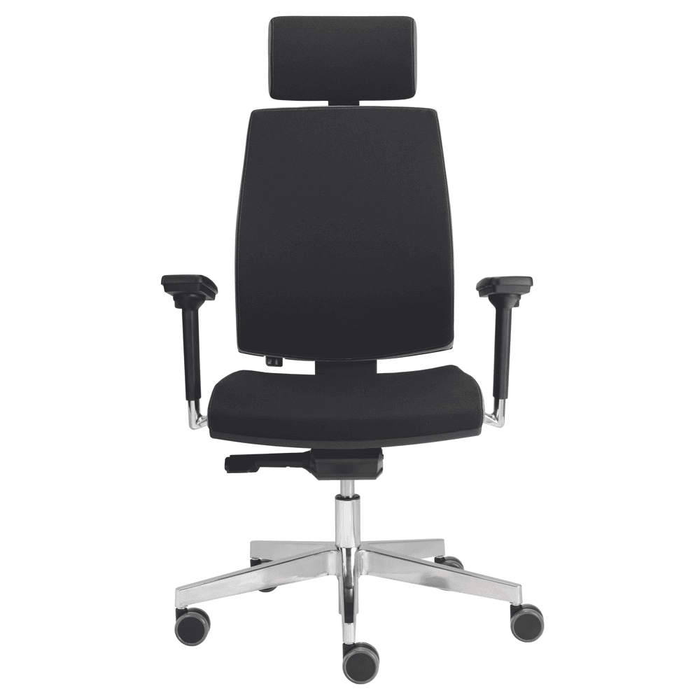 Ergonomischer Bürostuhl Calla mit Ziernaht, stufenlos höhenverstellbar, 500 x 450 mm