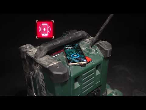 Metabo Akku-Baustellenradio RC 12-18 32W BT DAB+, 18 V ohne Akku
