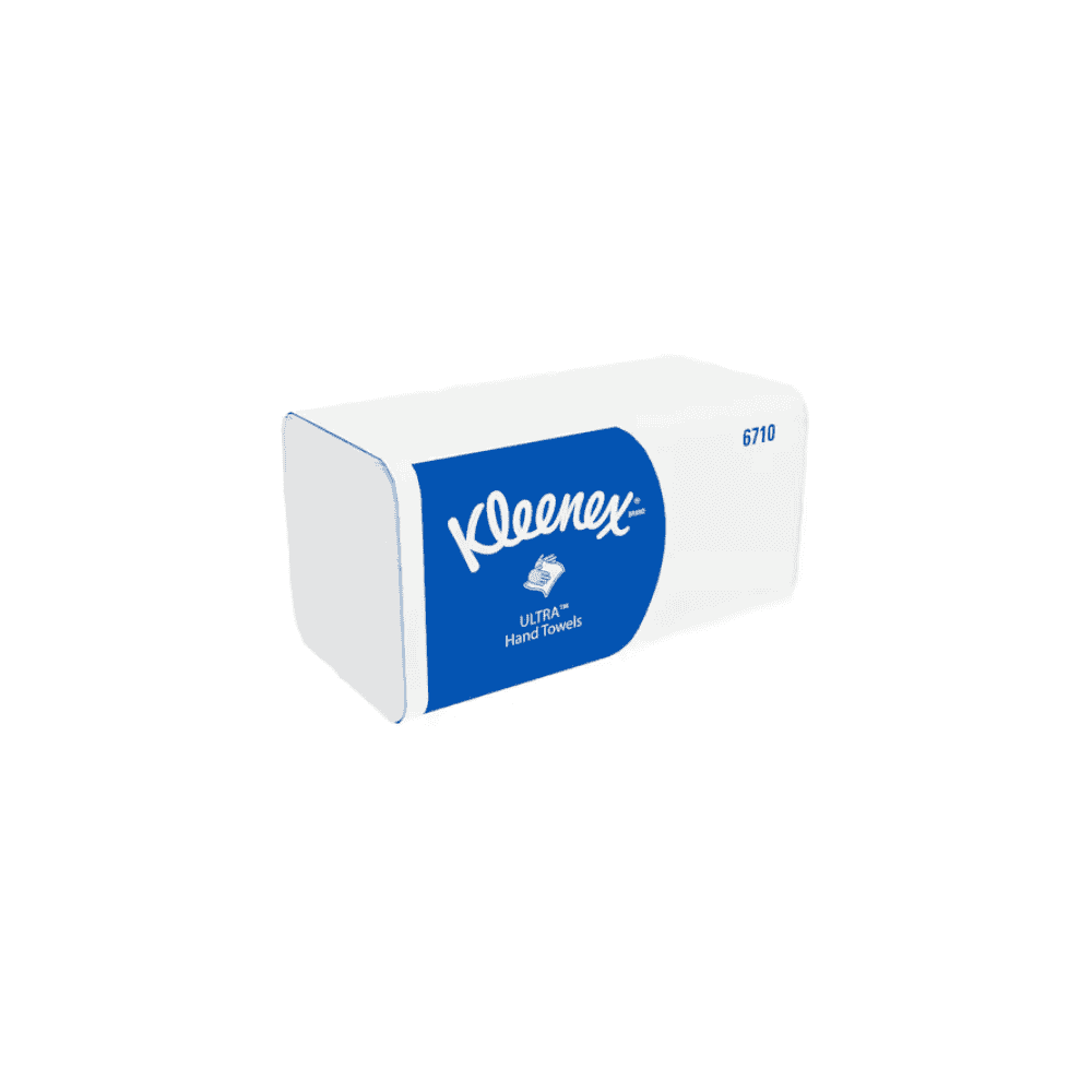 Essuie-mains Kleenex Ultra, 3 plis, pliage en V, paquet de 15 x 96 pièces
