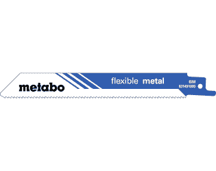 Metabo Säbelsägeblatt "Flexible Metal" 150 mm x 0.9 mm, 5 Stück