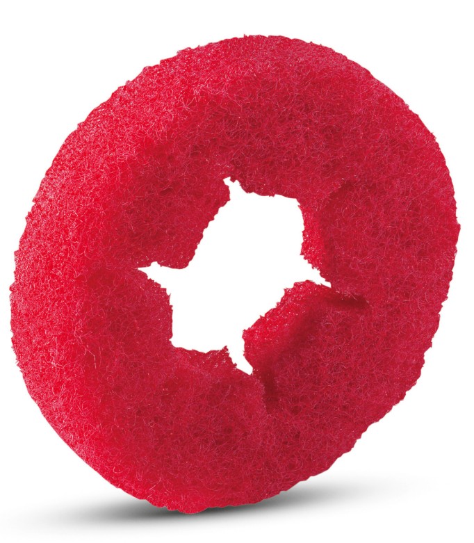 Kärcher Lot de tampons à rouleau, taille moyenne, rouges, 20 pièces