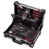 KRAFTWERK PRO LINE Werkzeugkoffer, 1/4", 123-teilig, inkl. Werkzeug
