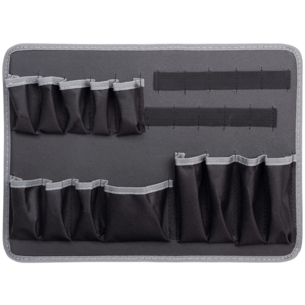 KRAFTWERK BASIC LINE Alu-Werkzeugkoffer mit Metalleckenschutz, leer, BxTxH 430 x 331 x 150 mm
