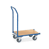 Eurokasten-Roller 250 kg, mit Bodenplatte bündig, mit Rohrschiebebügel