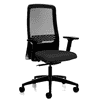 Chaise de bureau Prosedia 172II, dossier haut en résille, noir