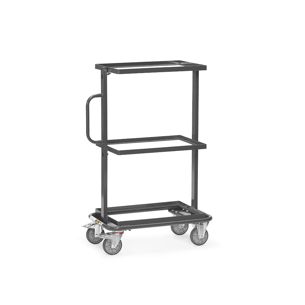 ESD-Beistellwagen mit und ohne Plattform, 821 x 455 x 1178 mm