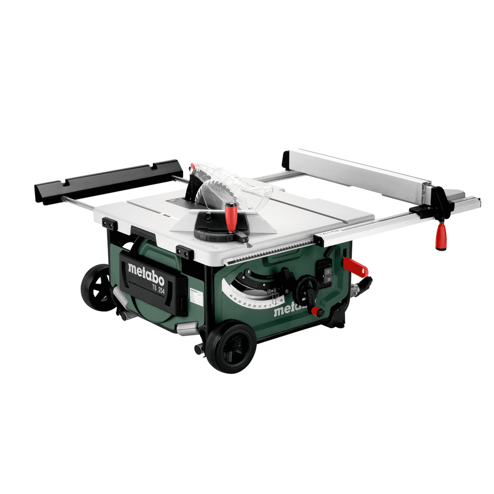 Metabo Tischkreissäge TS 254 mit Untergestell und Trolleyfunktion, 2000 Watt