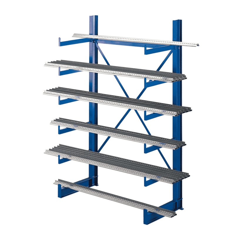 Schulte K-1000 Kragarmregal-Set, RAL 5010 enzianblau, in diversen Ausführungen