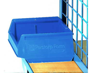 Bac de stockage pour chariot porte-outils, 300 x 230 x 150 mm