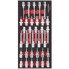 KRAFTWERK PRO LINE EVA Pfeifenkopfschlüssel -Einlage, 200 x 400 mm, 13-teilig