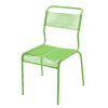 Schaffner Chaise Spaghetti Säntis sans accoudoirs, en tube d'acier galvanisé et revêtu, disponible en plusieurs versions