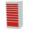 Bedrunka+Hirth Armoire à tiroirs, profondeur 500 mm, R 18-16, nombre de tiroirs 9