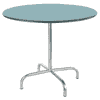 Schaffner Table de jardin ronde Rigi, résistante aux intempéries, rabattable et stable, en diverses exécutions