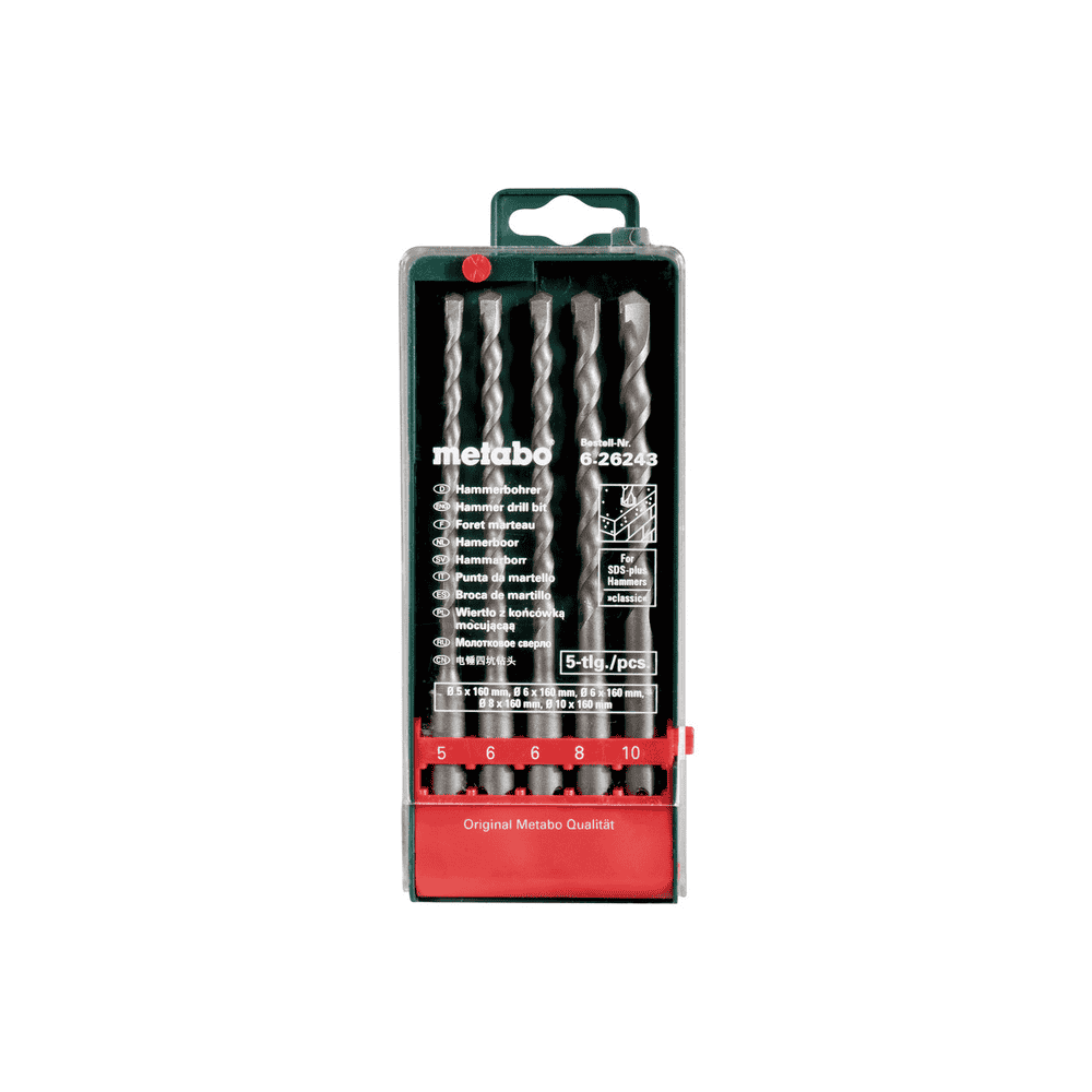 Metabo SDS-plus Classic-Bohrersatz, 5-teilig