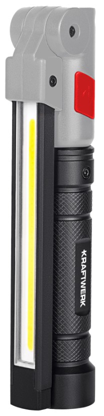 KRAFTWERK LED Handlampe Slimlight 800 Lumen, USB-C Akku wiederaufladbar