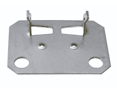 Schulte pied de serrage simple MULTIplus, galvanisé
