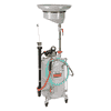 Chariot aspirateur d'huile usagée avec un collecteur 90 l pneumatique avec 7 sondes flexibles et rigides différentes