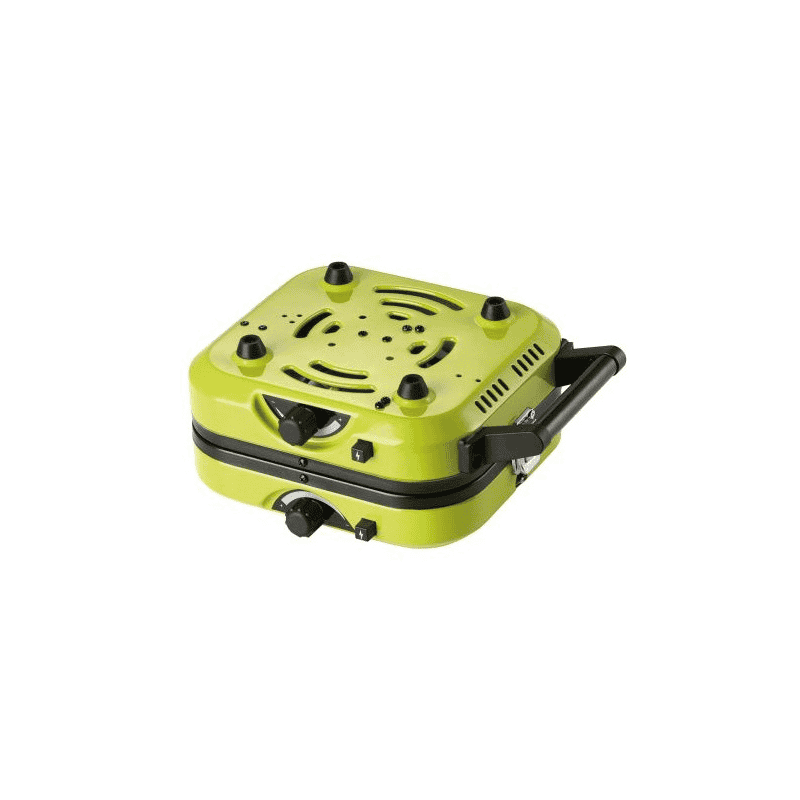 Kartuschenkocher DUAL COMPACT für Outdoor und Camping, 2 Brenner,  klappbar & tragbar