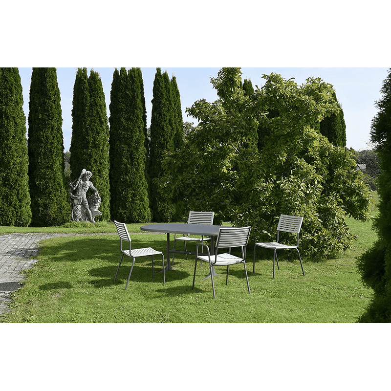 Schaffner Chaise de jardin LAMELLO sans accoudoirs, revêtement par poudre, disponible en plusieurs couleurs