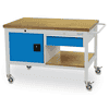Bedrunka+Hirth Mobile Werkbank, R 18-24, 1 Schublade, 1 Flügeltüre, 1250 x 750 x 859 mm