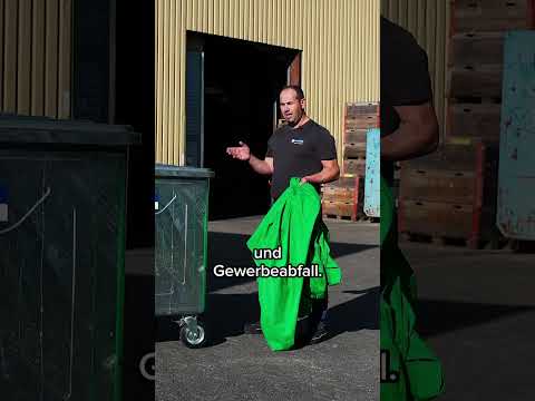Abfallcontainer für Haushalt- und Gewerbeabfälle in zwei Grössen