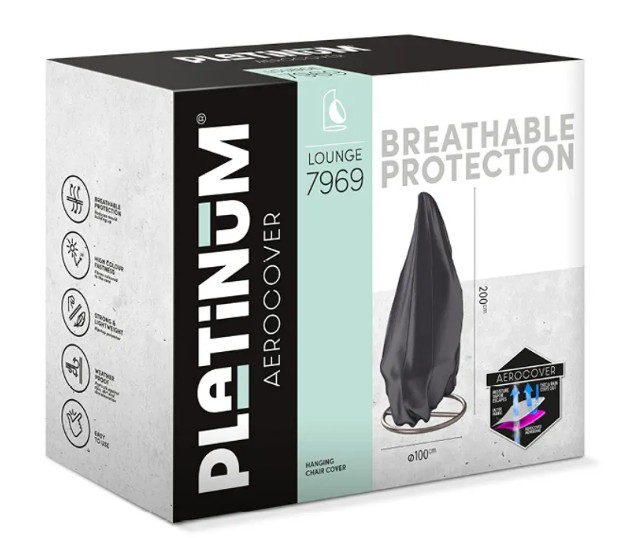Platinum AeroCover Schutzhülle Hängestuhl, Durchmesser ø 1000 mm, Höhe 2000 mm