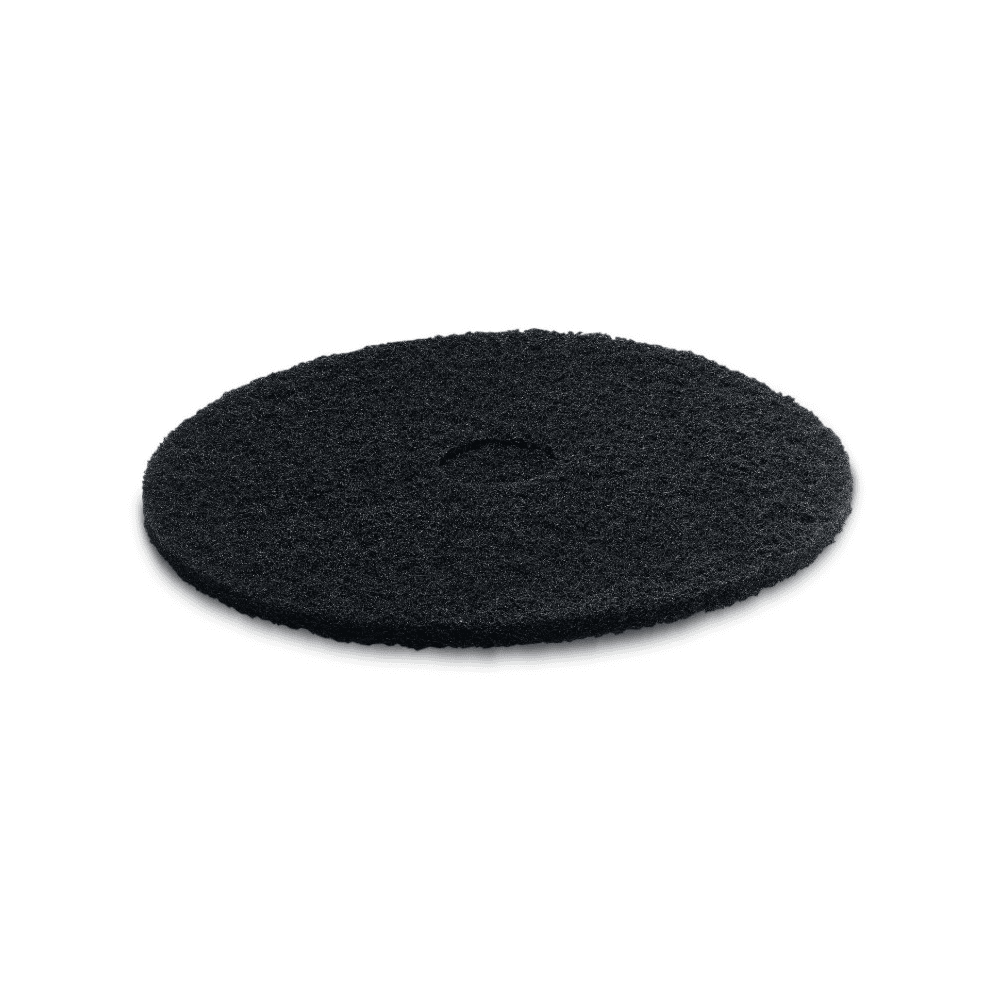 Kärcher Reinigungspad Schwarz, hart, Ø 356 mm, 5 Stück, Scheibenpad für intensive Grundreinigung