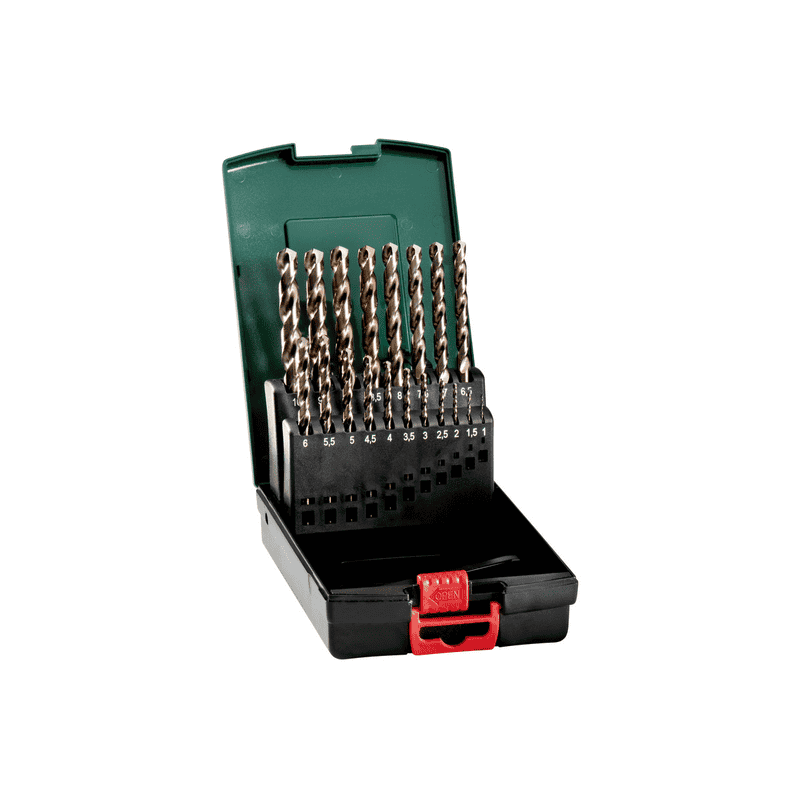 Metabo HSS-Metallbohrer-Kunststoffkassette "SP", HSS-CO, 19-teilig